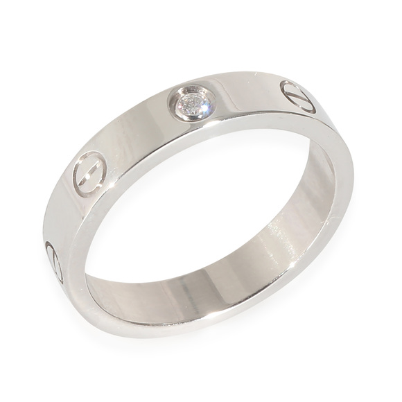 Cartier Love Wedding Band, 1 Diamond (White Gold) - Picture 3 of 5